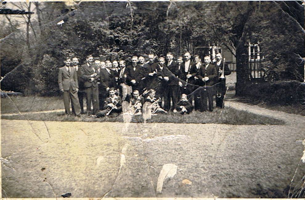 Odpust 1938r. Najstarsze zachowane zdjęcie orkiestry.