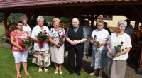 Dnia 28.06.2017 gościliśmy naszą parafiankę S.Dionizję Solik Boromeuszkę pracującą w Trzebnicy. Przedstawiła kolejne etapy pracy remontu zabytkowego obiektu. Solenizanci m-ca czerwca